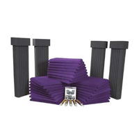 

Auralex SFS-112 SonoFlat System, 24 SonoFlat Panels (Purple), 4 SonoColumns, 4 SonoCollars, 5 Tubes of Tubetak Pro Liquid Adhesive