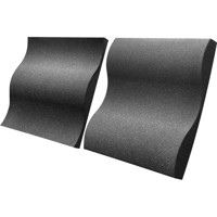 

Auralex 2x24x24" Studiofoam Wave Panel, 16-Pieces, Charcoal