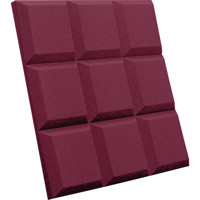 

Auralex 2x24x24" SonoFlat Grid Sound Absorption Panel, 16-Pack, Burgundy