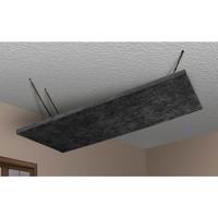 

Auralex 1 1/8" x 24" x 48" SonoLite Cloud Suspended Absorption Panel with Fly Point Hardware, Black