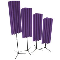 

Auralex 48" Stand-Mounted LENRDs with Bass Traps and Stand, Set of 4, Purple