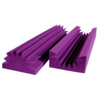 

Auralex Sunburst Concave and Convex Broadband Absorbers, Set of 4 (8 Pieces), Purple