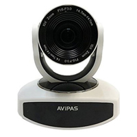 

AViPAS AV-1080 Full HD Indoor/Outdoor 3G-SDI PTZ Compact Camera with IP Live Streaming, 10x Optical Zoom, Dark White