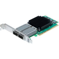 

ATTO Technology FastFrame N312 Dual-Channel 10/25/40/50/100GbE x16 PCIe 3.0 Network Adapter with Integrated QSFP28, Low Profile