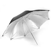 

Alzo Digital 40" Photo Umbrella for 600 Cool Lite Kits, Textured Silver/Black-Backed