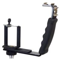 

Alzo Digital Mini Video Rig with Rubber Hand Grip and Shoe Mounts for Up to 3.25" Smartphone