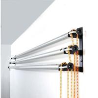 

Alzo Digital 10' Wide Wall Mount Background Support Kit with 5 Poles to Prevent Paper Sag