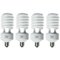 

Alzo Digital 45W 220V CFL Video-Lux Photo Light Bulb, 5600K, 2800 Lumens, Pack of 4