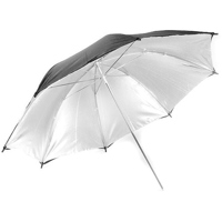 

Alzo Digital 33" Photo Umbrella, Textured Silver/Black Backed