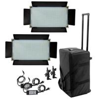 

Alzo Digital 2x 16x9 Ultra Lightweight Bi-Color LED Panel Video Light 800 with Case