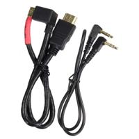 

Alzo Digital 21" HDMI Cord and 18" Stereo Audio Cord for Canon 60D and Sony A580 Cameras