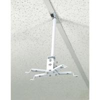

Alzo Digital Short Suspended Drop Ceiling Video Projector Mount with Scissor Clamp for T-Bar Attachment 10" Drop