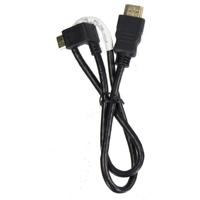 

Alzo Digital 21" Right-Angled Offset Mini-HDMI Cable for DSLR Cameras, Right-Orientation, White