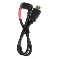 

Alzo Digital 21" Right-Angled Offset Mini-HDMI Cable for Canon 60D & Sony A580 Cameras, Left-Orientation, Red