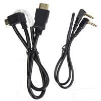 

Alzo Digital HDMI & Stereo Audio Cord Set for Canon 5D Mark II/III, 7D, T2i, T3i and T4 Cameras