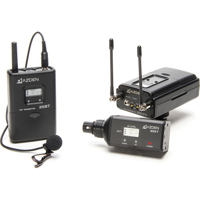 

Azden 330LX UHF On-Camera Plug-in and Bodypack System, Consists of 330UPR with 1 x 35BT/EX-503 and 1 x 35XT