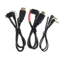 

Alzo Digital DSLR Video HDMI Audio Right Angle 3 Short Cord Cable Kit