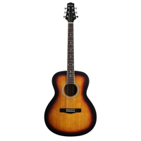 

Boroughs B20ASB Beginner Auditorium Acoustic Guitar, Sunburst