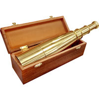 

Barska 18x50 Anchormaster Series Polished Brass Collapsible Spyscope with Handcrafted Mahogany Storage Chest