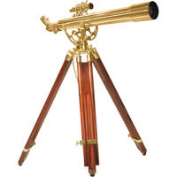 

Barska 28x AnchorMaster, 60mm Diameter Brass Refractor Telescope with 700mm Focal Length, with Plossl Eyepiece & Mahogany Floor Tripod