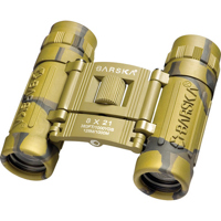 

Barska 8x21 Lucid View Weather Resistant Roof Prism Binocular with 7.3 Degree Angle of View, Fully Coated, Blue Lens, Camouflage