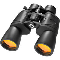 

Barska 10-30x50 Gladiator Weather Resistant Porro Prism Zoom Binocular with 3.7 Degree Angle of View @ 10x & Red Lenses, Black, U.S.A.