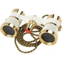 

Barska 3 x 25 Blue Line Opera Glass Theater Binocular, Pearl White with Necklace