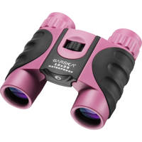 

Barska 10x25 Colorado Water Proof Roof Prism Binocular with 5.8 Degree Angle of View, Fully Coated, Fogproof, Pink