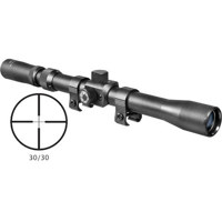 

Barska 3-7x20 Rimfire Riflescope with 3/8" Standard Rings, Matte Black with 30/30 Reticle, 0.75" Center Tube