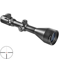 

Barska 3-12x50mm IR Euro-30 Pro Riflescope, Matte Black Finish with Illuminated European 4A Dot Reticle, 30mm Tube, with 5/8" Rings.