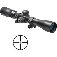 

Barska 3-9x32 Plinker-22 Series Riflescope, Matte Black with Second Focal Plane 30/30 Reticle, Rings, 1" Center Tube