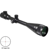 

Barska 8-32x50mm Excavator Riflescope, Matte Black Finish with Illuminated Target Dot Reticle, 3" Shade, 5/8" Rings & Adjustable Objective, 1" Center Tube