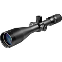 

Barska 40x50mm Benchmark Riflescope, Matte Black Finish with Mil Dot Reticle & Side Parallax Focus, 30mm Tube.