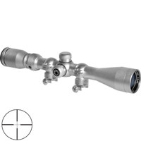 

Barska 3-9x40mm Huntmaster Riflescope, Matte Silver Finish with 30/30 Cross Reticle, 1" Center Tube