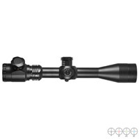 

Barska 6-24x40mm Point Black Series Riflescope, Matte Black Finish with Green, Red & Blue Illuminated 3G .223 BDC Reticle, Side Parallax Focus, 1" Tube