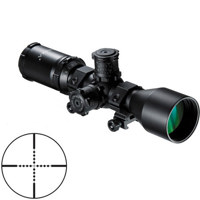 

Barska 3-9x40 Contour Compact Riflescope, Matte Black Finish with Illuminated Mil-Dot Reticle, .223 BDC Elevation Turret, 1" Tube