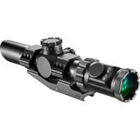 

Barska 1-6x32 SWAT-AR Riflescope, Matte Black with Illuminated Red/Green Mil-Dot Reticle, Cantilever Scope Mount, 35mm Tube Diameter