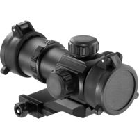 

Barska 1x30 Tactical Red Dot Scope, Matte Black with Illuminated 4 MOA Red/Green Dot Reticle, 30mm Tube Diameter, Low/High Picatinny Mounts