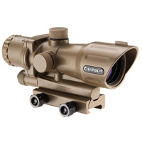 

Barska 4x32 Electrosight Riflescope, Flat Dark Earth with Illuminated Red Target Dot Reticle, Integrated Picatinny Mount