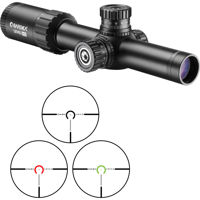 

Barska 1-6x24 Level HD Series Riflescope, Matte Black with Illuminated Red/Green First Focal Plane HRS MOA Reticle, 30mm Center Tube