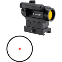 

Barska 1x20 AR-X Series HQ Red Dot Sight, Illuminated 1 MOA Red Dot Reticle, Matte Black