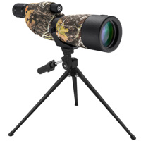 

Barska 20-60x65 WP Level Spotting Scope with Tripod, Straight, Bak4 Porro Prism, Fully Multi-Coated, Waterproof, Fogproof, Mossy Oak