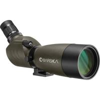 

Barska 20-60x60 Blackhawk Spotting Scope with Tripod, Fully Multicoated, Angled Eyepiece, Fogproof, Waterproof, Green