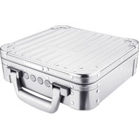 

Barska Portable Keypad Lockbox with Carry Handle, Silver