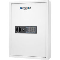 

Barska 100 Key Cabinet Digital Wall Safe with Key Lock, White