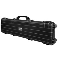 

Barska Loaded Gear AX-500 53" Watertight Protective Hard Rifle Case with Wheels and Foam, Black