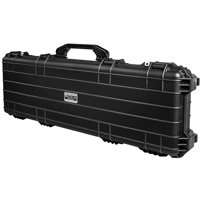 

Barska Loaded Gear AX-600 44" Watertight Protective Hard Rifle Case with Wheels and Foam, Black