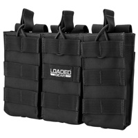 

Barska Loaded Gear CX-200 Triple Magazine Open Top Pouch, Black