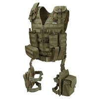 

Barska Loaded Gear VX-100 Tactical Vest and Leg Platforms, OD Green