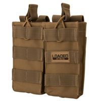 

Barska Loaded Gear CX-850 Double Section Magazine Pouch, Flat Dark Earth